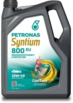 Масло 10W40 SYNTIUM 800 EU (5L) (MB 229.3/VW 501.01/505.00/RN0700/RN0710) Petronas 70732M12EU