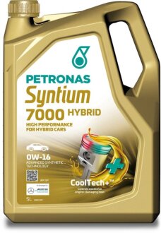 Масло 0W16 SYNTIUM 7000 HYBRID (5L) (API SP/ILSAC GF-6B) Petronas 70735M12EU