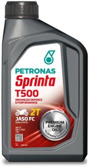 Масло SPRINTA T500 (1L) (ISO EGC/TISI/JASO FC) (API TC) Petronas 73049E15EU