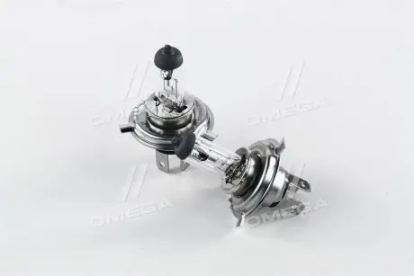 Автолампа vision h4 p43t-38 55 w 60 w прозрачная PHILIPS 12342PRC2