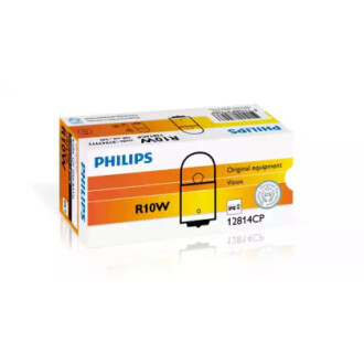 Автолампа vision r10w ba15s 10 w прозора PHILIPS 12814CP