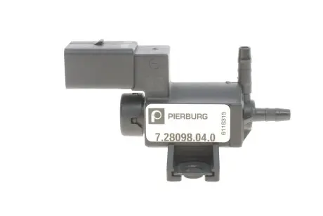 Клапан, керування повітря-впускається повітря; вентиль, що перемикається, перекл. клапан (впуск. газопровід); вентиль, що перемикається, заслінка вихлопних газів; вентиль, що перемикається, підвіска двигуна; перемикається вентиль, блокування диференц PIERBURG 7.28098.04.0