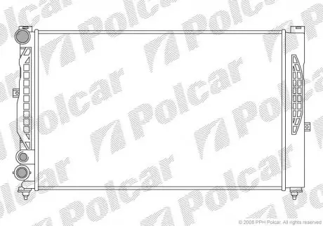 Радиатор охлаждения POLCAR 132408A1