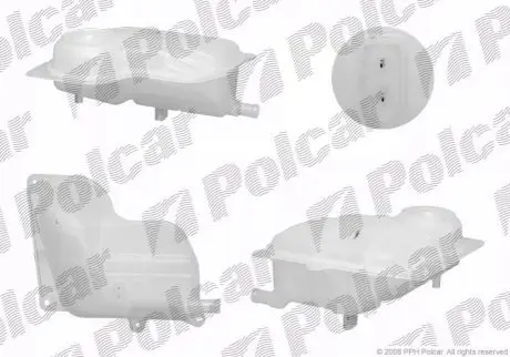 Бачок компенсаційний vag a4/a6/superb/passat 1.8/1.8t/1.9tdi/2.4 94- POLCAR 1324ZB-1