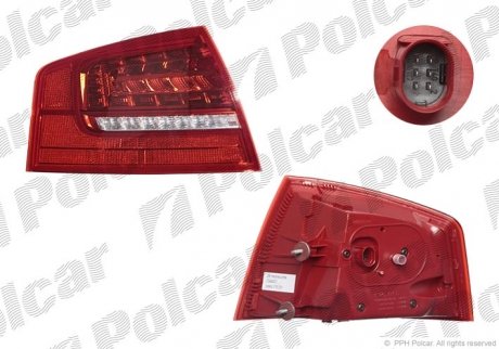 Фонарь задний POLCAR 1329872X