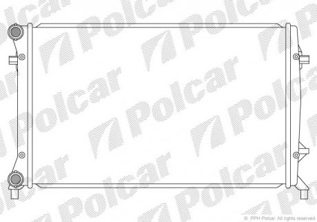 Радіатор охолодження POLCAR 133108-5 (фото 1)
