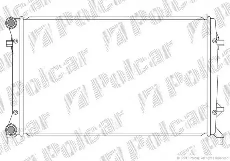 Радиатор охлаждения POLCAR 133108-5
