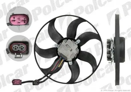 Вентилятор без кожуха POLCAR 133123U4