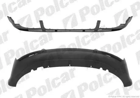 Спойлер бампера переднего POLCAR 133425