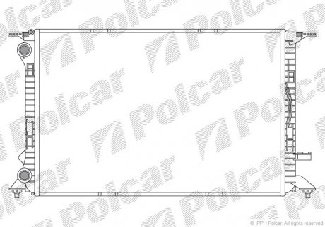 Радиатор охлаждения POLCAR 1337084X