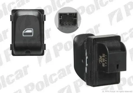 Включатель стеклоподъемника POLCAR 1337P-71