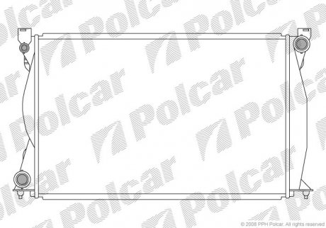 Радиатор охлаждения POLCAR 133808-6