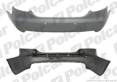 Бампер задній POLCAR 133896-1