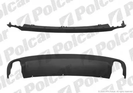 Спойлер бампера заднього POLCAR 133899