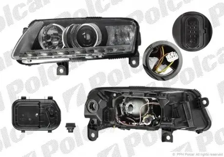 Фара основная POLCAR 1339091H