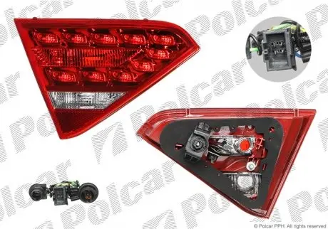 Фонарь задний POLCAR 1355884U