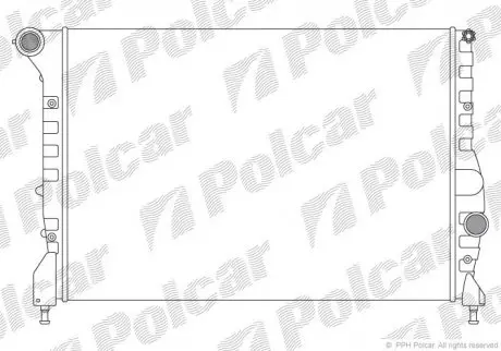 Радіатор охолодження POLCAR 140408A2