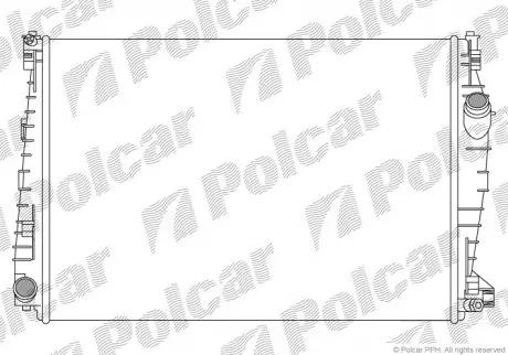 Радиатор охлаждения POLCAR 141108-1