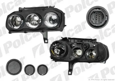 Фара основная POLCAR 141110-E