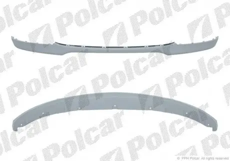 Спойлер бампера переднего POLCAR 200125-1
