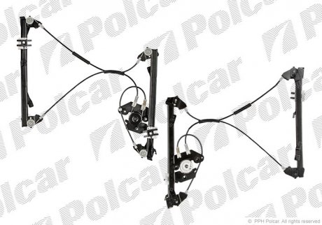 Стеклоподъемник электрический без электромотора. POLCAR 2001PSG1 (фото 1)