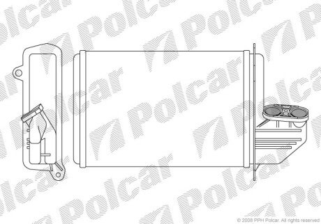 Радиаторы обогрева POLCAR 2007N8-2