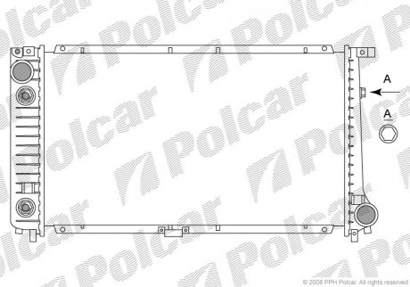 Радиатор охлаждения POLCAR 201508-4