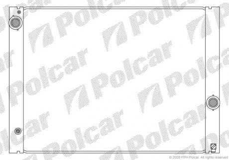 Радиатор охлаждения POLCAR 2017081X (фото 1)