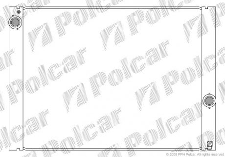 Радиатор охлаждения POLCAR 2017082X