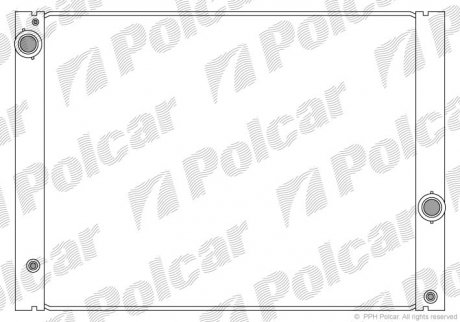 Радіатор охолодження POLCAR 2017085X (фото 1)