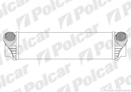 Радиатор воздуха (интеркуллер) POLCAR 2019J81X