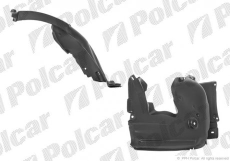 Подкрылок правый POLCAR 2040FP-2 (фото 1)