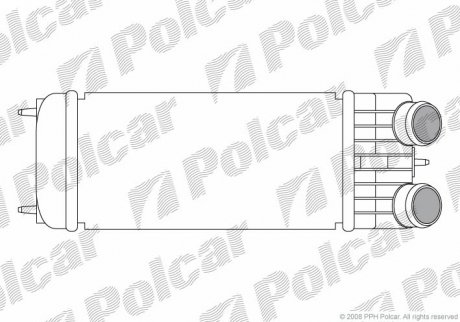 Радіатор повітря (інтеркулер) POLCAR 2316J8-1