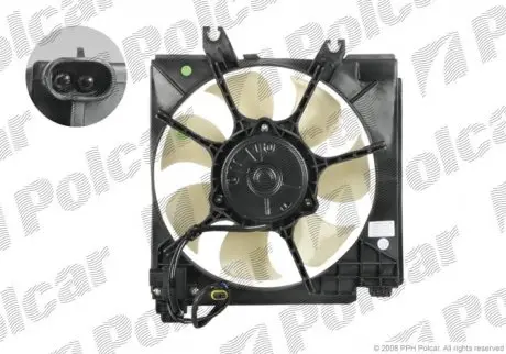 Вентилятор з корпусом/кронштейном POLCAR 240223W2