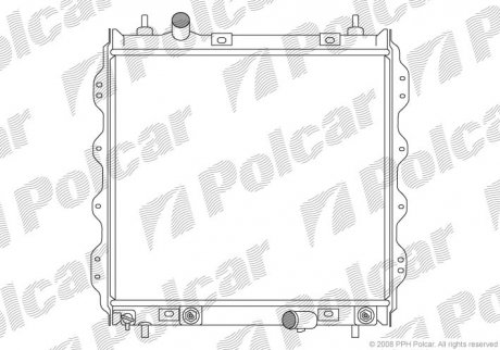 Радіатор охолодження POLCAR 245008-1