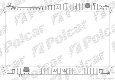 Радіатор охолодження POLCAR 251108-1 (фото 1)