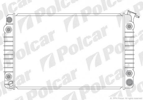 Радиатор охлаждения POLCAR 253008-3 (фото 1)