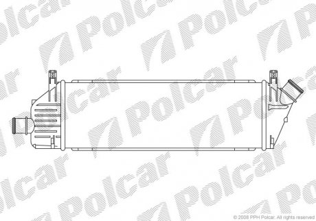 Радиатор воздуха (интеркуллер) POLCAR 2707J81X