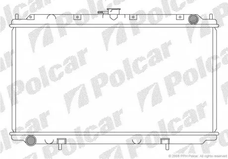 Радиатор охлаждения POLCAR 273208-2