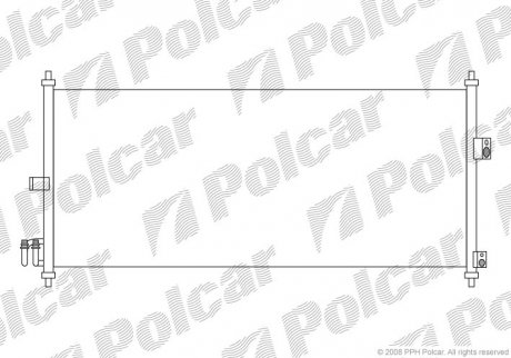 Радиатор кондиционера POLCAR 2733K8C1S (фото 1)