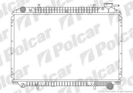 Радиатор охлаждения POLCAR 275008-7