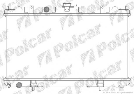 Радиатор охлаждения POLCAR 275508-9
