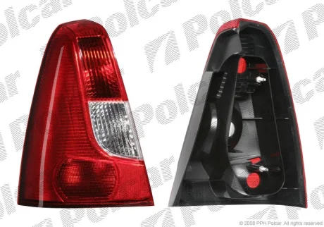 Ліхтар задній dacia logan, -09 POLCAR 2800874E