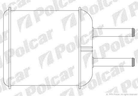 Радиатор печки matiz/chery qq POLCAR 2902N8A1