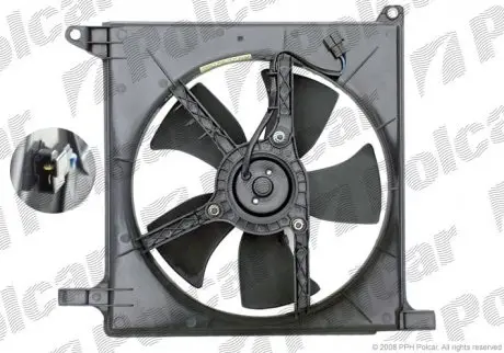 Вентилятор с корпусом/кронштейном POLCAR 291023W1