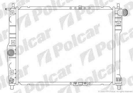 Радіатор охолодження POLCAR 291208-1