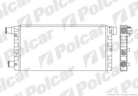 Радиатор охлаждения POLCAR 300108B2 (фото 1)