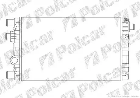 Радиатор охлаждения POLCAR 300208A1