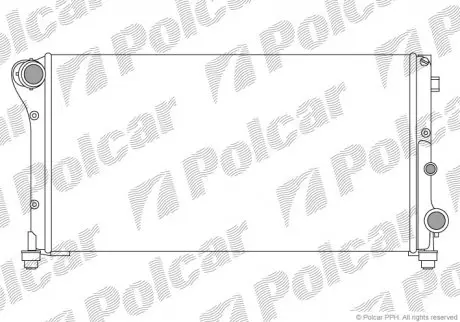 Радиатор охлаждения POLCAR 300308A3
