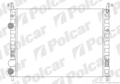 Радиатор охлаждения POLCAR 300508A5